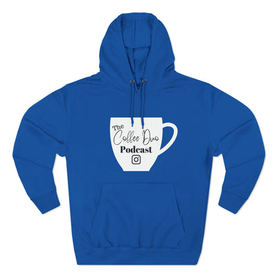 Coffee Duo Podcast (unisex) Three-Panel Fleece Hoodie