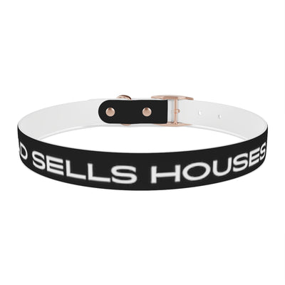 Dog Collar - My Dad Sells Houses - Black