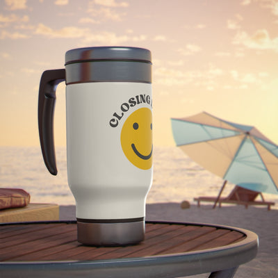 Travel Mug - Smiley Closing Day