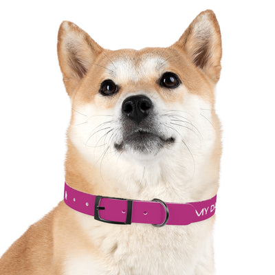 Dog Collar - My Dad Sells Houses - Pink