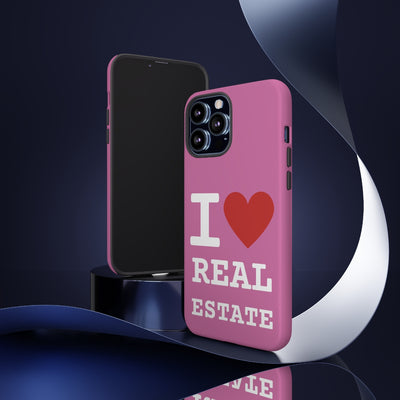 Tough Case - I Heart - Pink (31 Sizes)