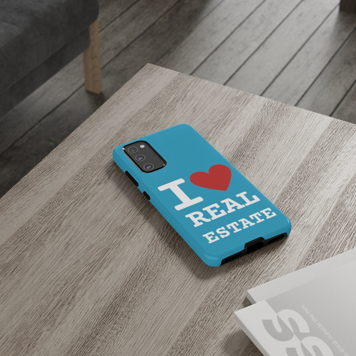 Tough Case - I Heart - Turquoise (31 Sizes)