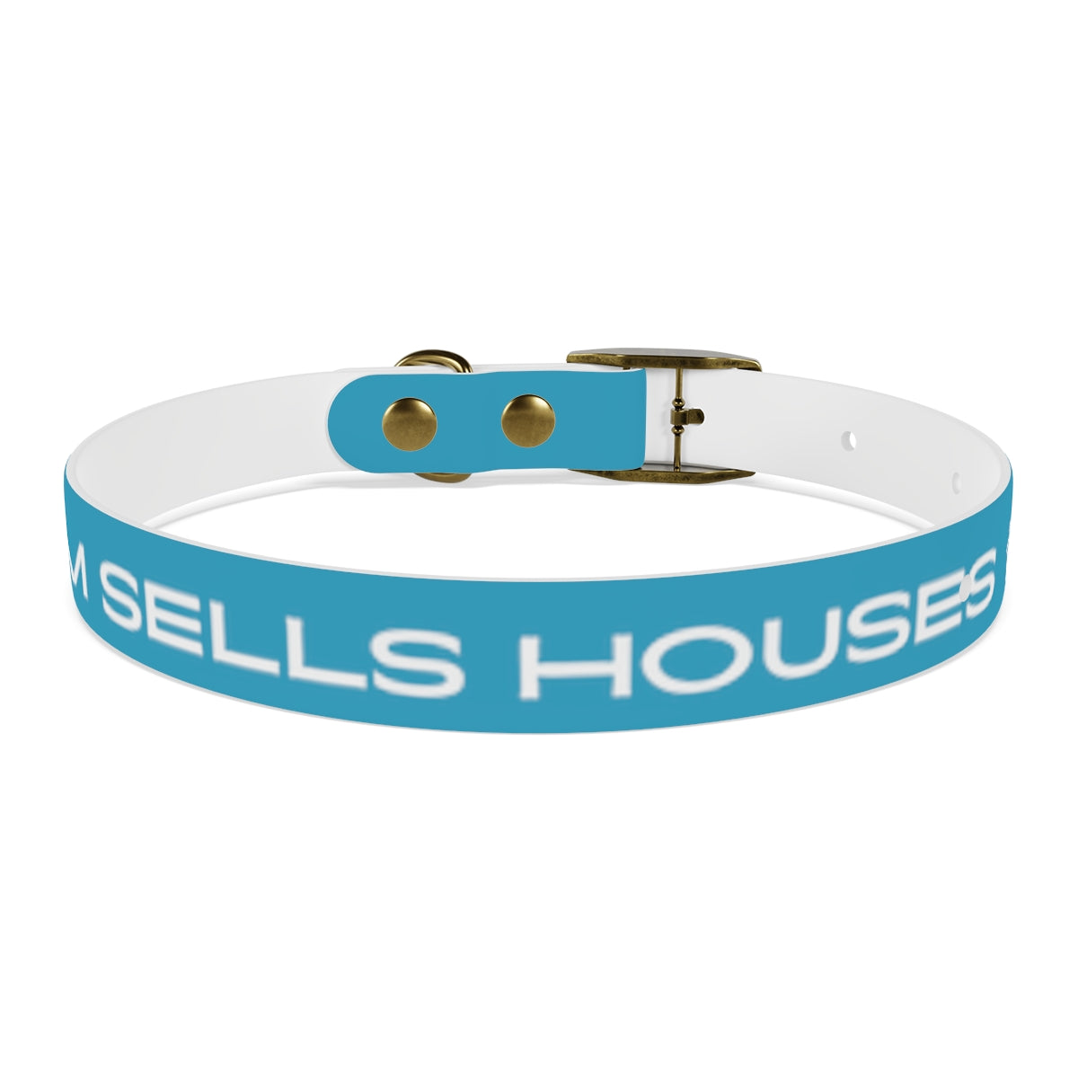 Dog Collar - My Mom Sells Houses - Turquoise