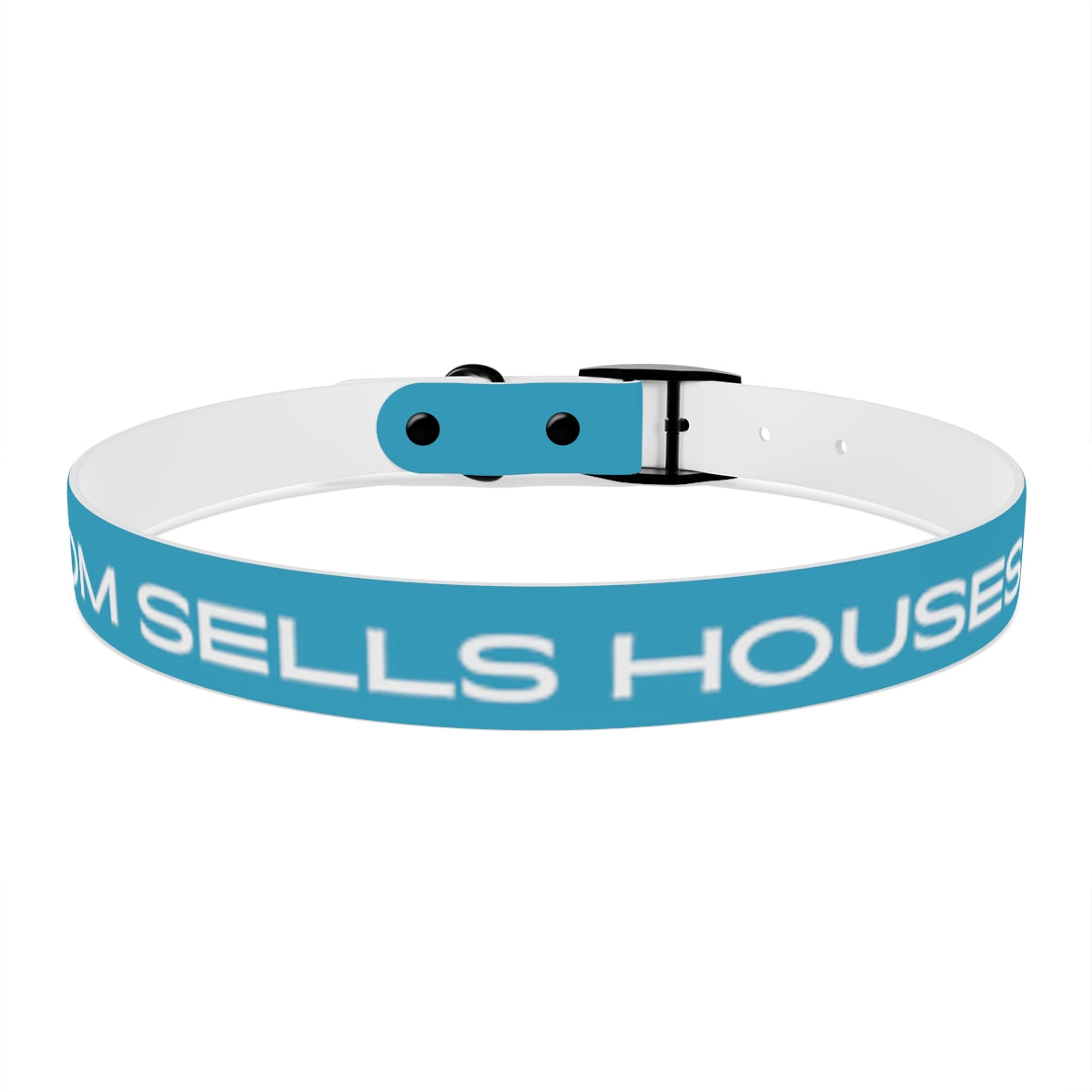 Dog Collar - My Mom Sells Houses - Turquoise