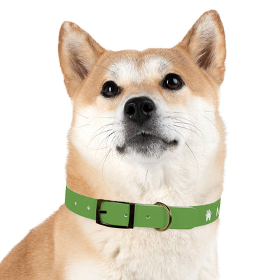 Dog Collar - My Dad Sells Houses - Green