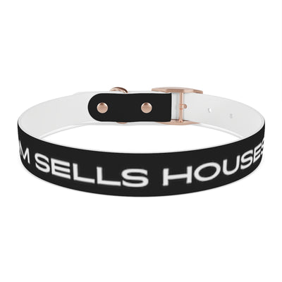 Dog Collar - My Mom Sells Houses - Black