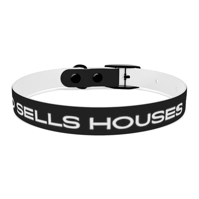 Dog Collar - My Dad Sells Houses - Black