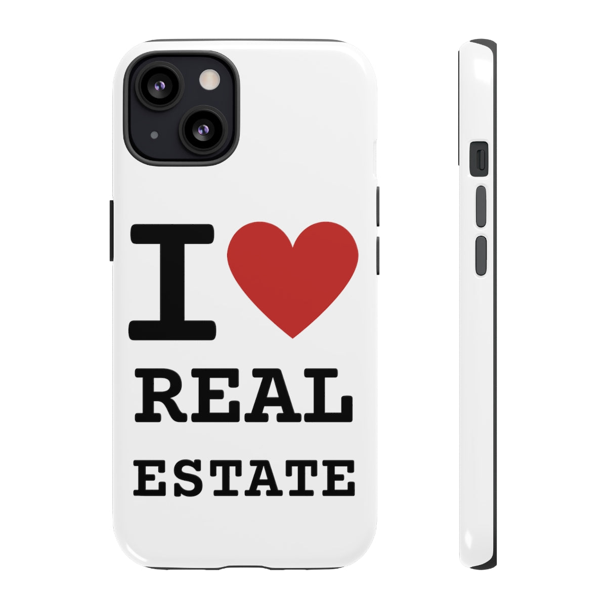 Tough Case - I Heart - White (31 Sizes)