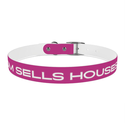 Dog Collar - My Mom Sells Houses - Pink