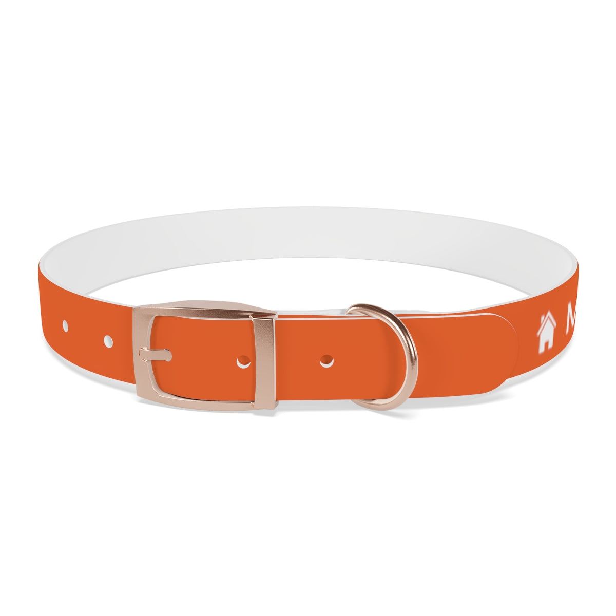 Dog Collar - My Mom Sells Houses - Orange