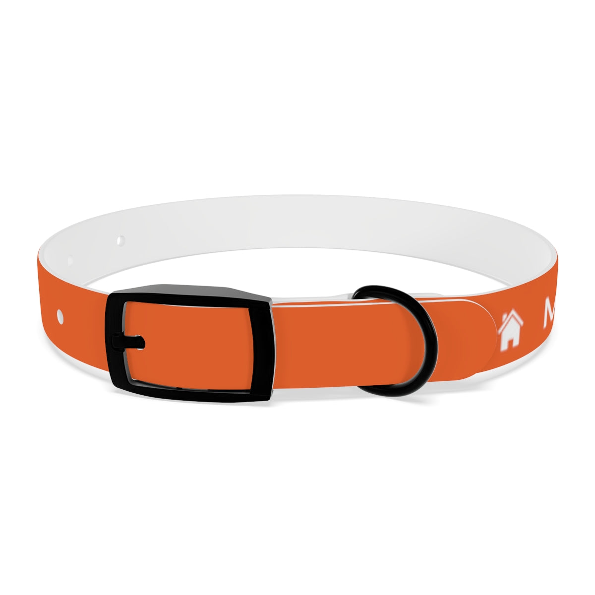 Dog Collar - My Dad Sells Houses - Orange