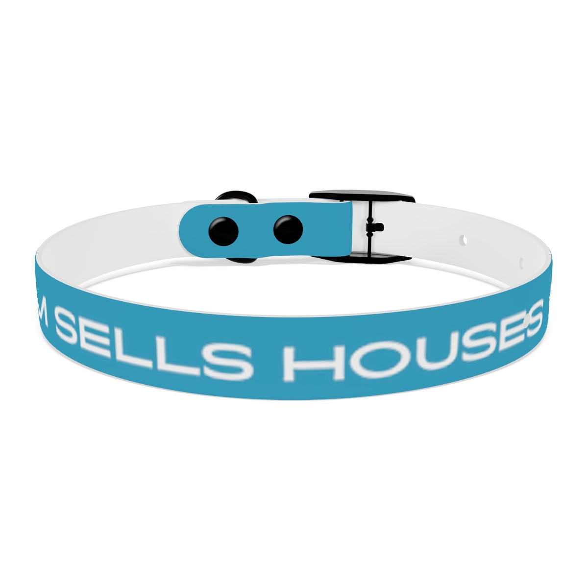 Dog Collar - My Mom Sells Houses - Turquoise