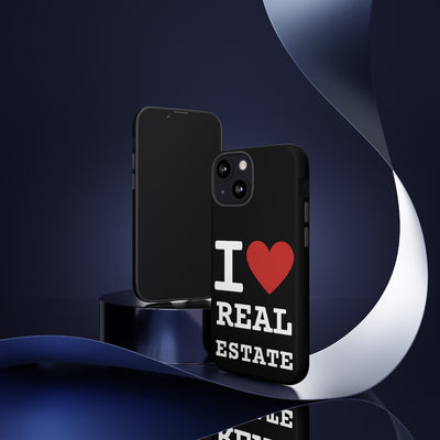 Tough Case - I Heart - Black (31 Sizes)