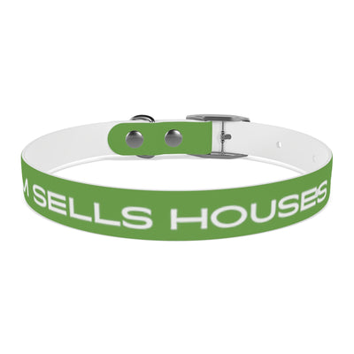 Dog Collar - My Mom Sells Houses - Green