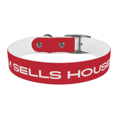 Dog Collar - My Mom Sells Houses - Red