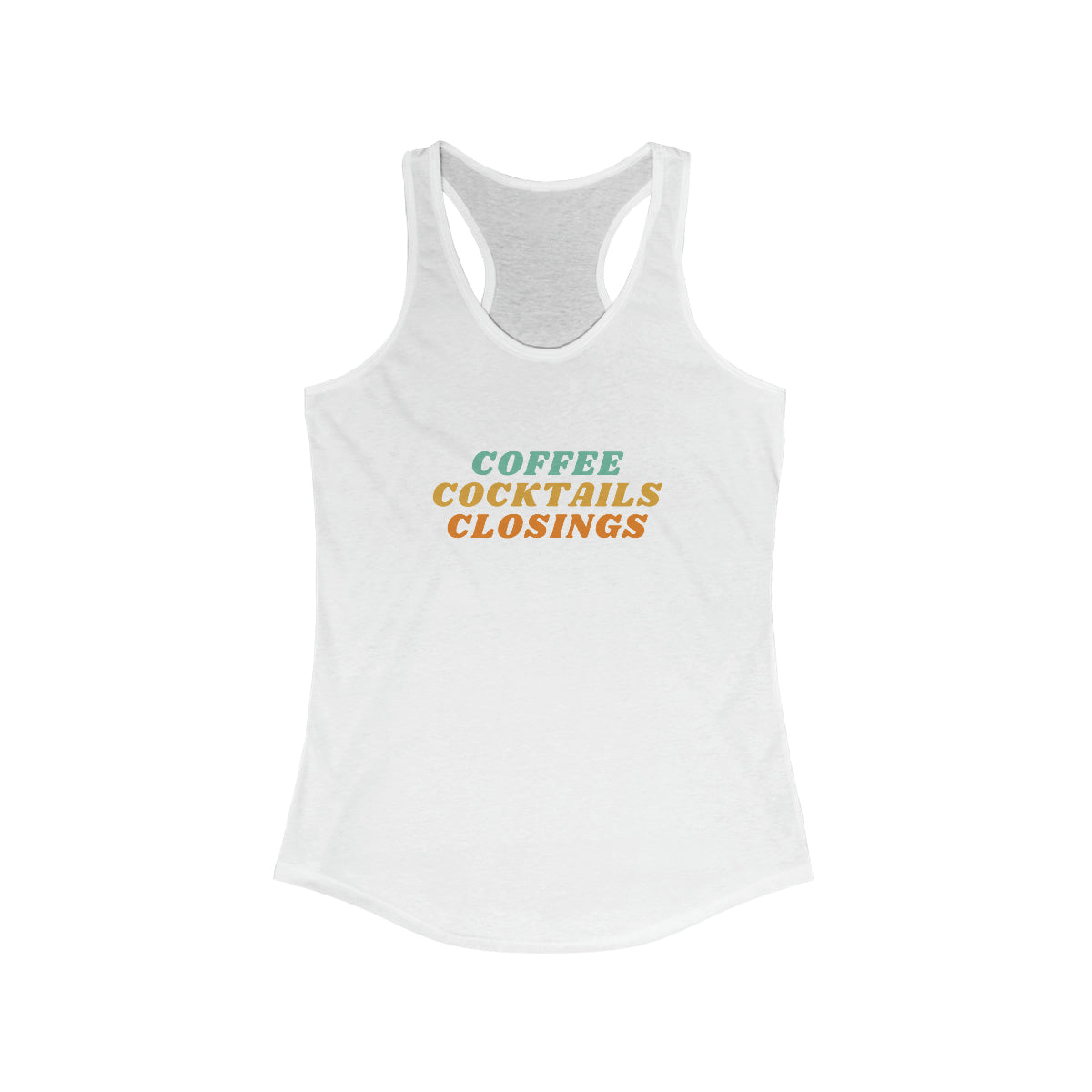 Racerback Tank - Coffee Cocktails