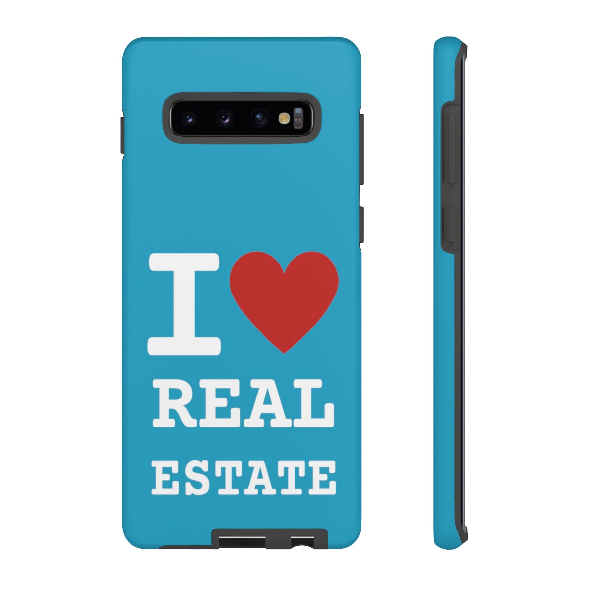 Tough Case - I Heart - Turquoise (31 Sizes)