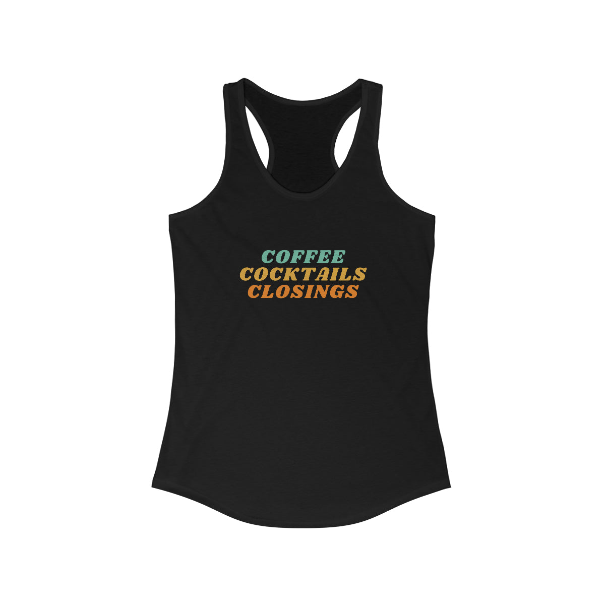 Racerback Tank - Coffee Cocktails