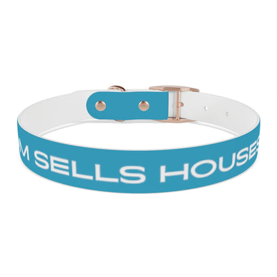 Dog Collar - My Mom Sells Houses - Turquoise