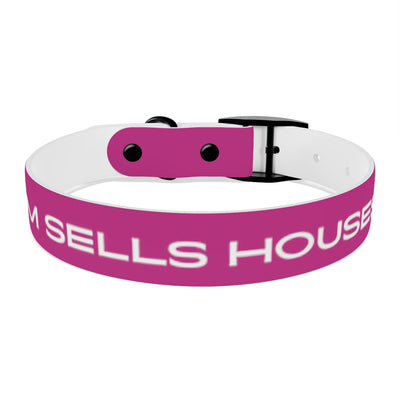 Dog Collar - My Mom Sells Houses - Pink