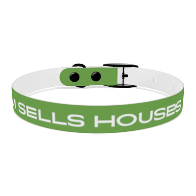 Dog Collar - My Mom Sells Houses - Green