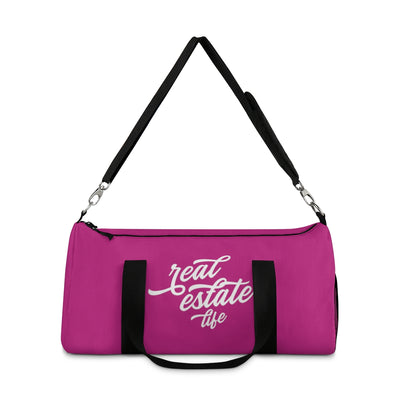 Duffel Bag - Real Estate Life - Pink