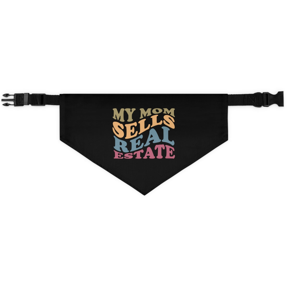 Pet Bandana Collar - My Mom - Black