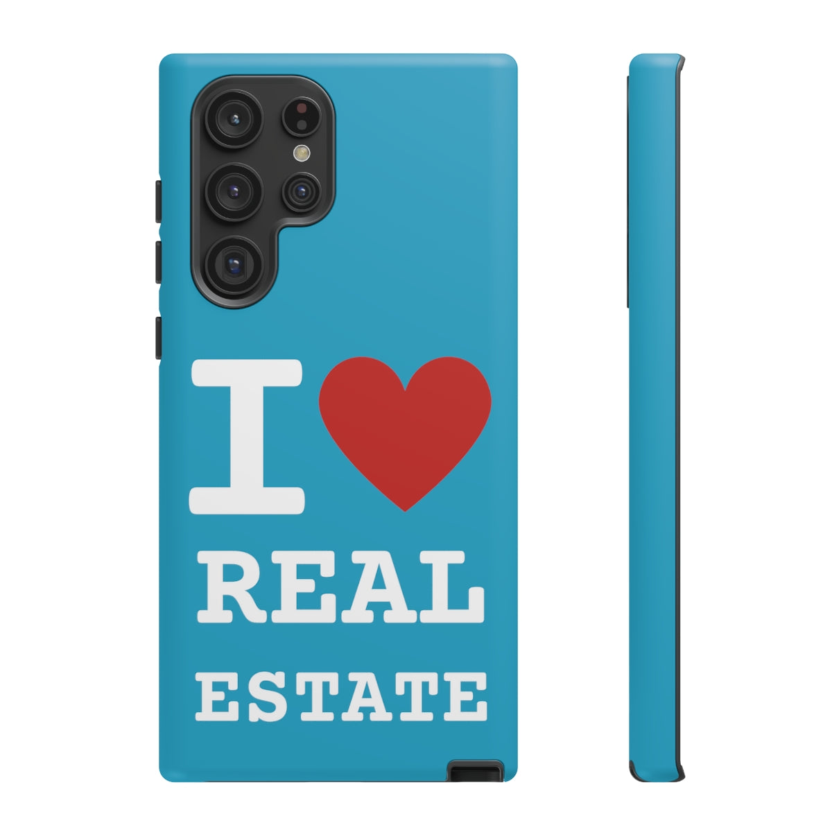 Tough Case - I Heart - Turquoise (31 Sizes)