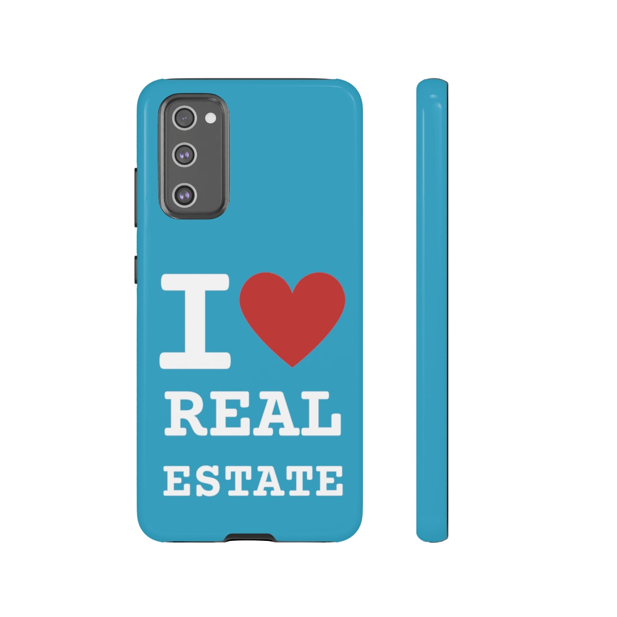 Tough Case - I Heart - Turquoise (31 Sizes)