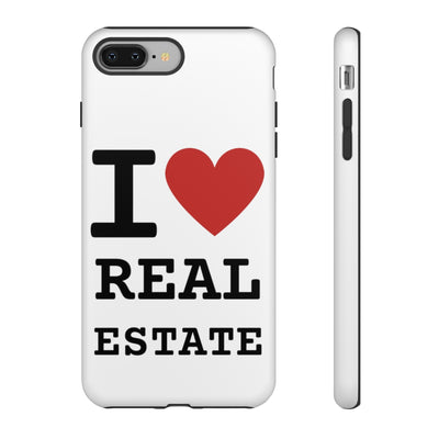 Tough Case - I Heart - White (31 Sizes)