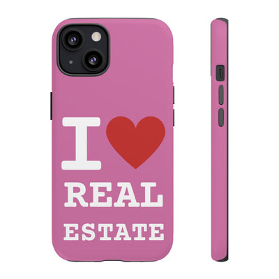 Tough Case - I Heart - Pink (31 Sizes)