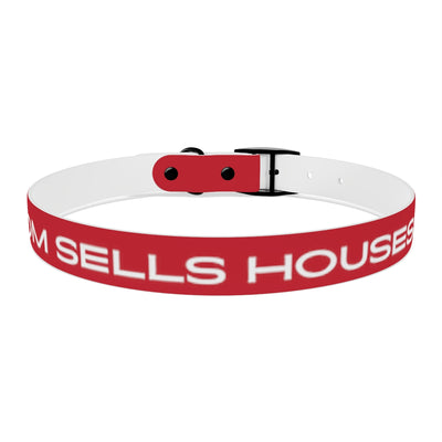 Dog Collar - My Mom Sells Houses - Red