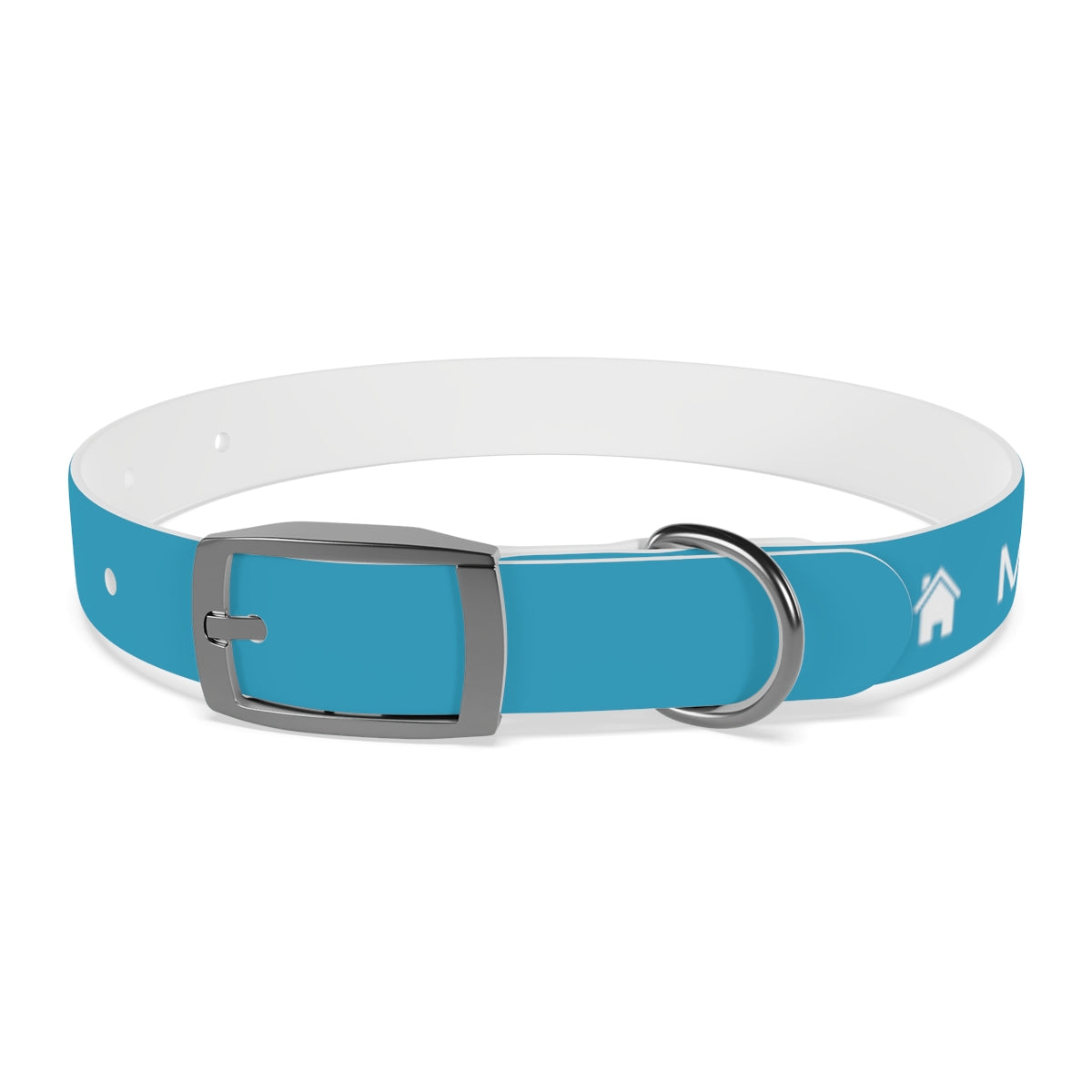 Dog Collar - My Dad Sells Houses - Turquoise