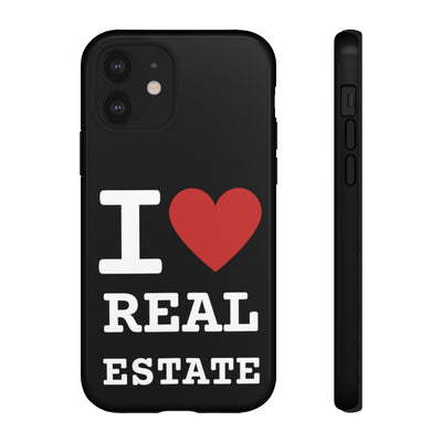 Tough Case - I Heart - Black (31 Sizes)