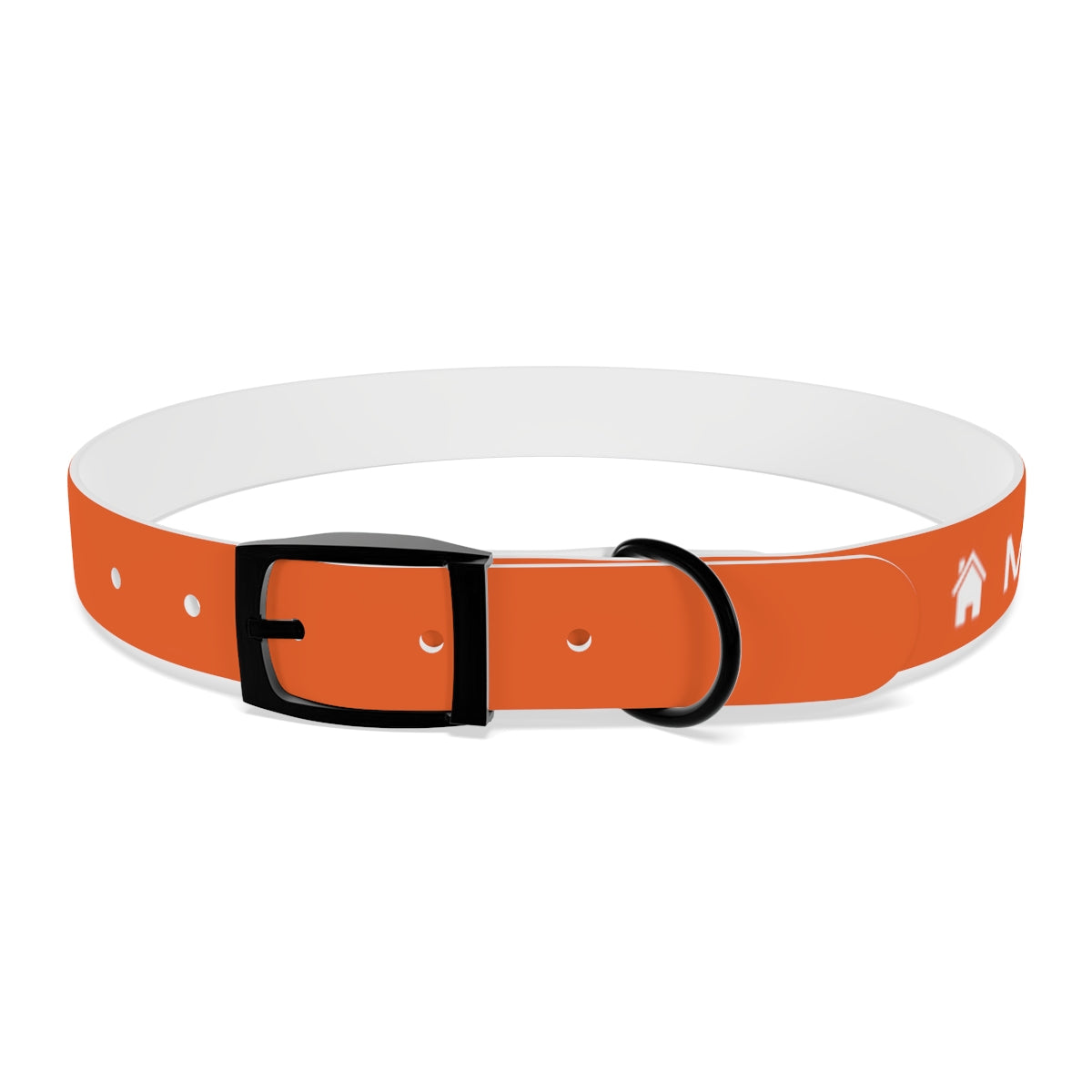 Dog Collar - My Mom Sells Houses - Orange