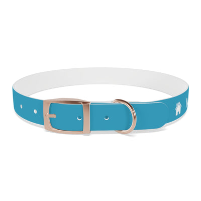 Dog Collar - My Dad Sells Houses - Turquoise