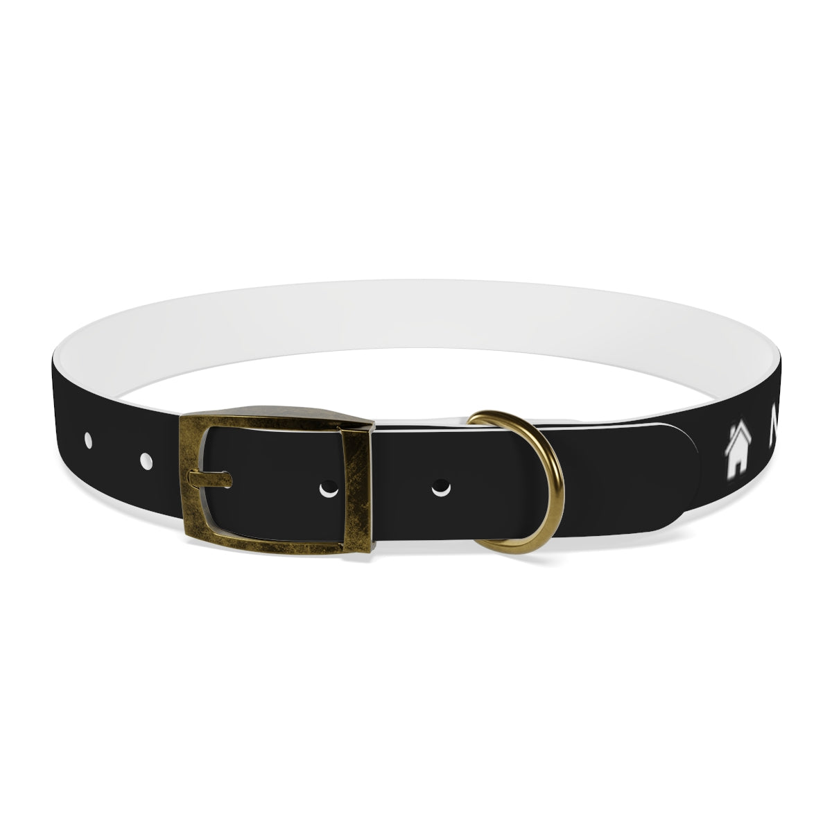 Dog Collar - My Dad Sells Houses - Black