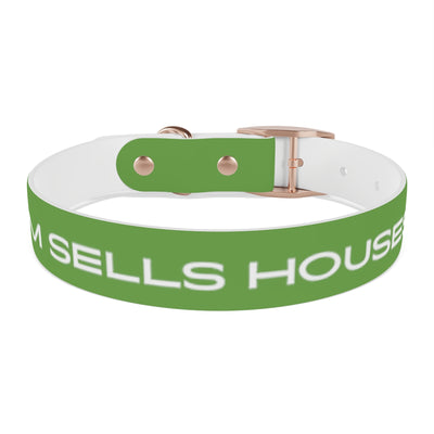 Dog Collar - My Mom Sells Houses - Green