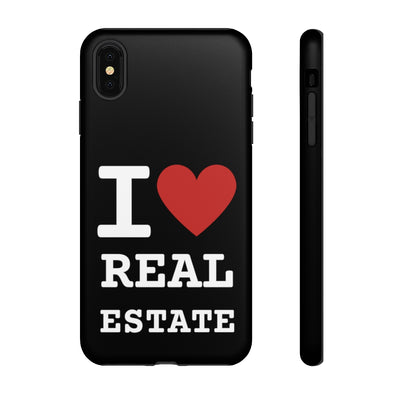 Tough Case - I Heart - Black (31 Sizes)