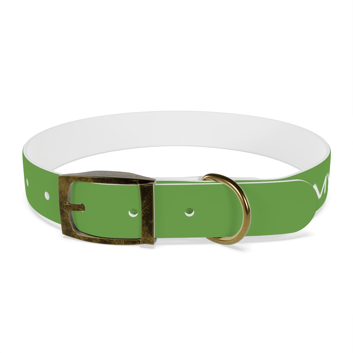 Dog Collar - My Mom Sells Houses - Green