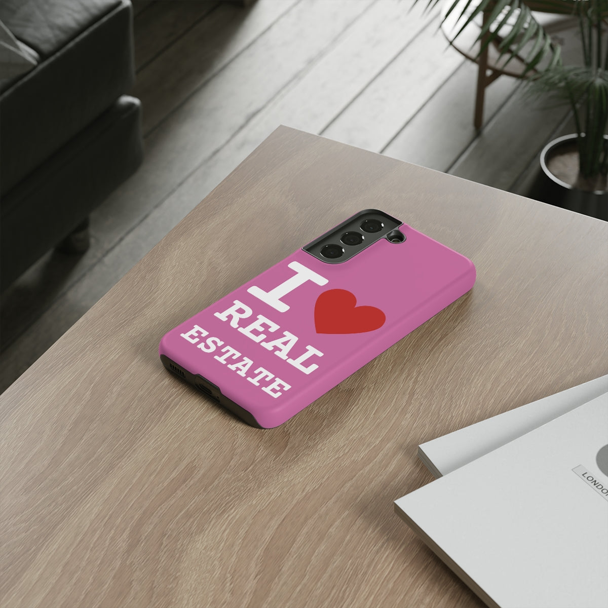 Tough Case - I Heart - Pink (31 Sizes)