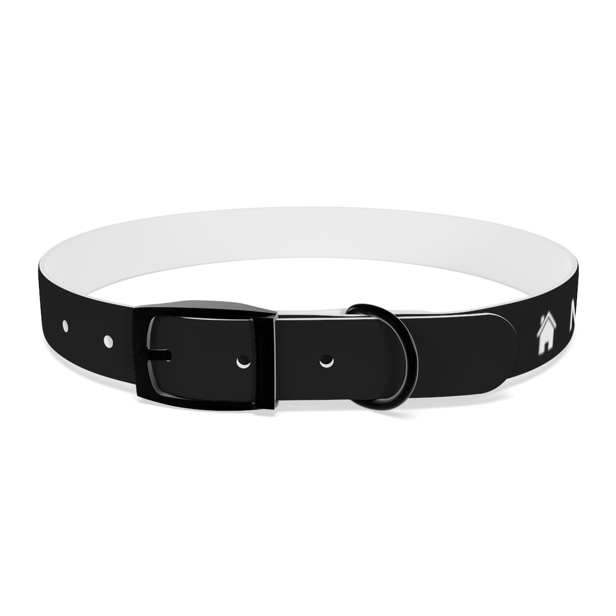 Dog Collar - My Dad Sells Houses - Black