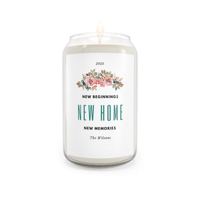 Personalized Candle - New Beginnings