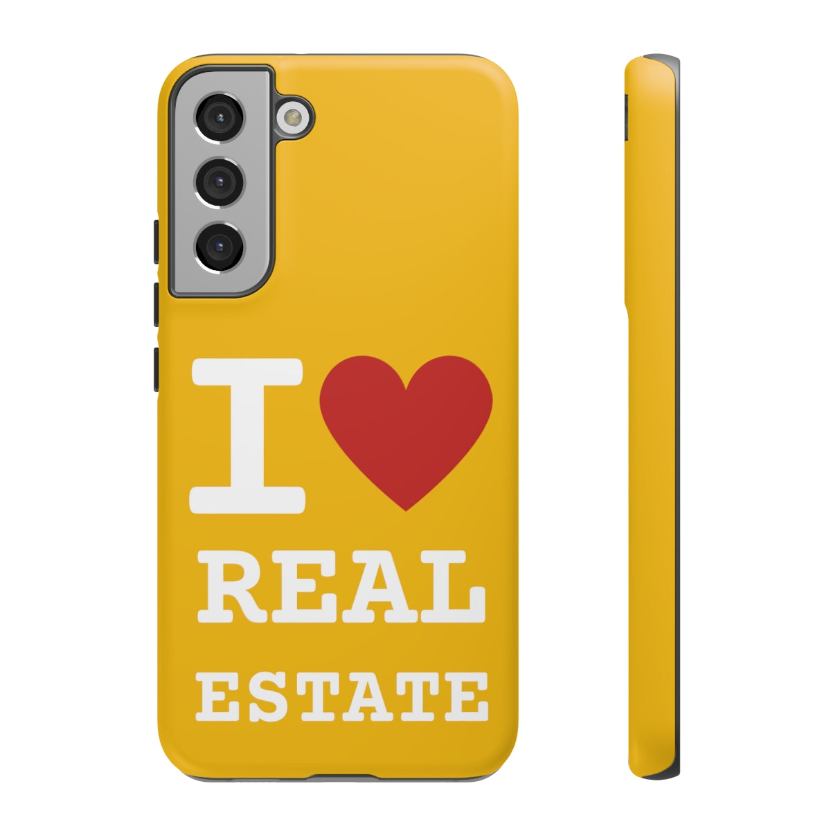 Tough Case - I Heart - Yellow (31 Sizes)