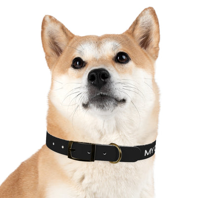 Dog Collar - My Dad Sells Houses - Black