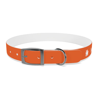 Dog Collar - My Dad Sells Houses - Orange