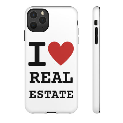 Tough Case - I Heart - White (31 Sizes)