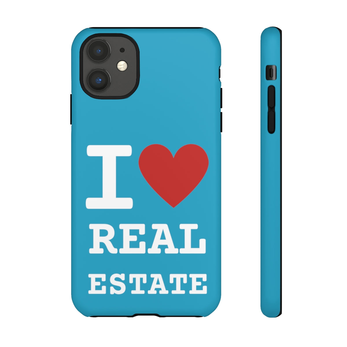 Tough Case - I Heart - Turquoise (31 Sizes)