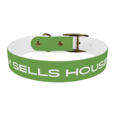 Dog Collar - My Mom Sells Houses - Green