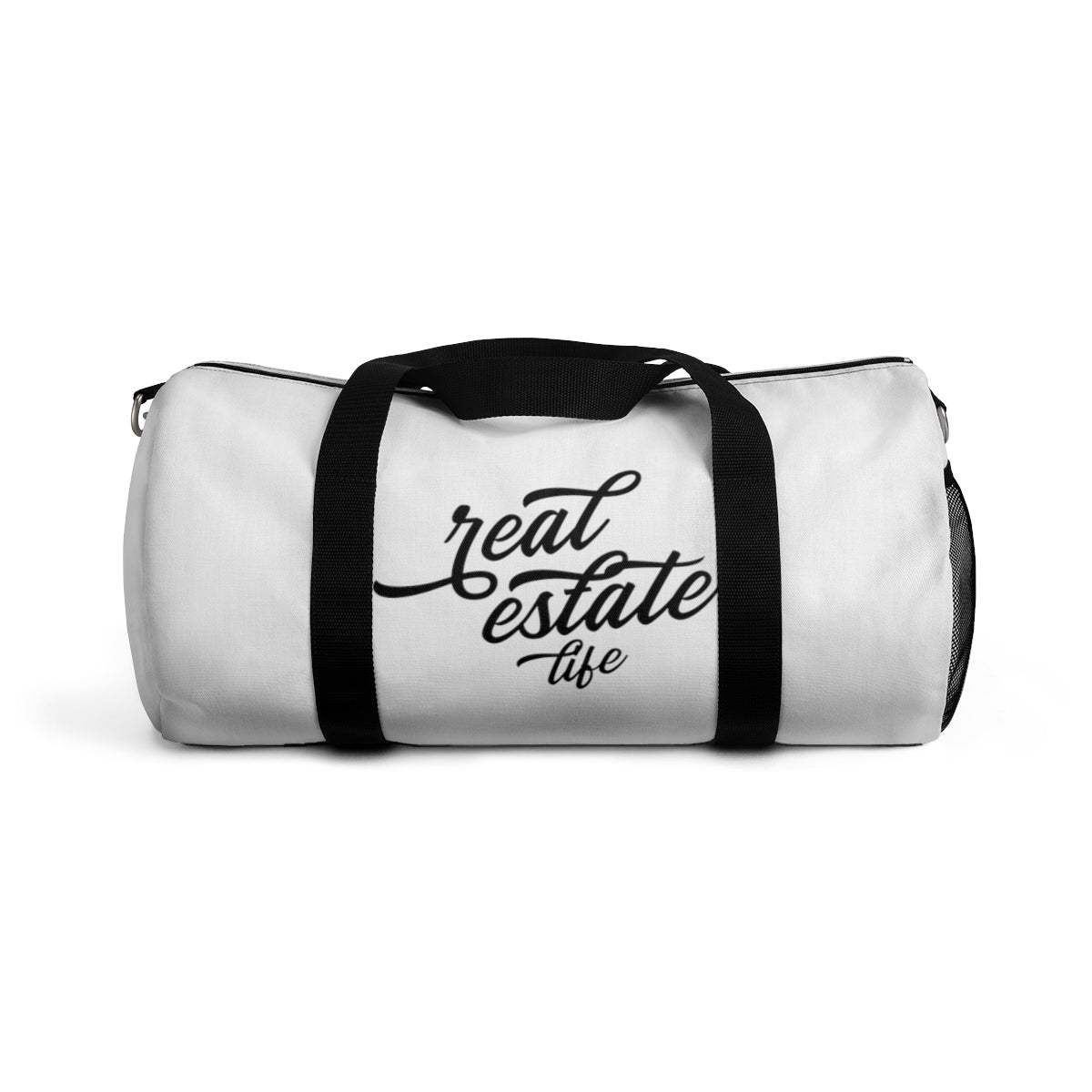 Duffel Bag - Real Estate Life - White